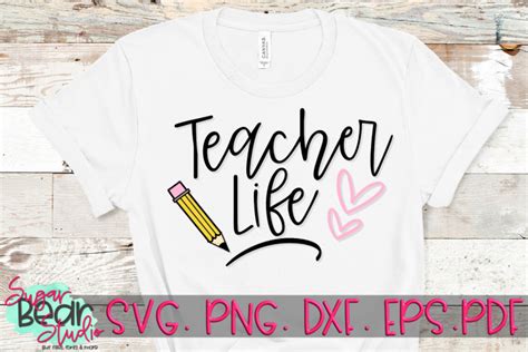 Download Teacher Life - A Teacher SVG (262895) | SVGs | Design Bundles | Teacher life, Teacher, School design