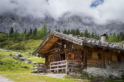 Tyrolean Chalet Karwendel Austria Mountain Photography By Jack Brauer