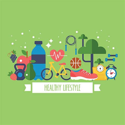 Healthy Lifestyle Clip Art Vector Images Illustrations Food