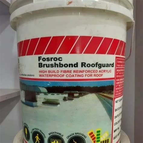 fosroc brushbond roofguard for construction packaging size 20kg at rs 5400 drum in udaipur