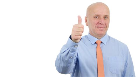 Videoblocks Happy Businessman Gesturing Smiling Thumbs Up Hand Sign