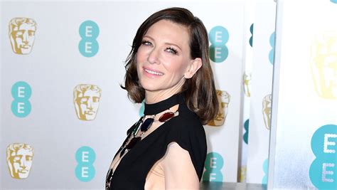 Cate Blanchett Goes Brunette Debuts New Look At BAFTAs 2019 2019