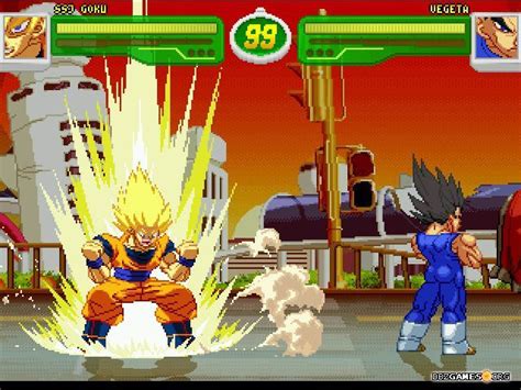 Dragon ball fighterz (pronounced fighters) is a 2.5d fighting game, developed by arc system works and published by bandai namco entertainment.based on the dragon ball franchise, it was released for the playstation 4, xbox one, and microsoft windows in most regions in january 2018, and in japan the following month, and was released worldwide for the nintendo switch in september 2018. Hyper Dragon Ball Z - SSJ Goku vs Vegeta | Dragon ball z, Dragon ball, Dragon ball art