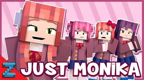 Just Monika” Minecraft Doki Doki Animated Music Video Song By Random