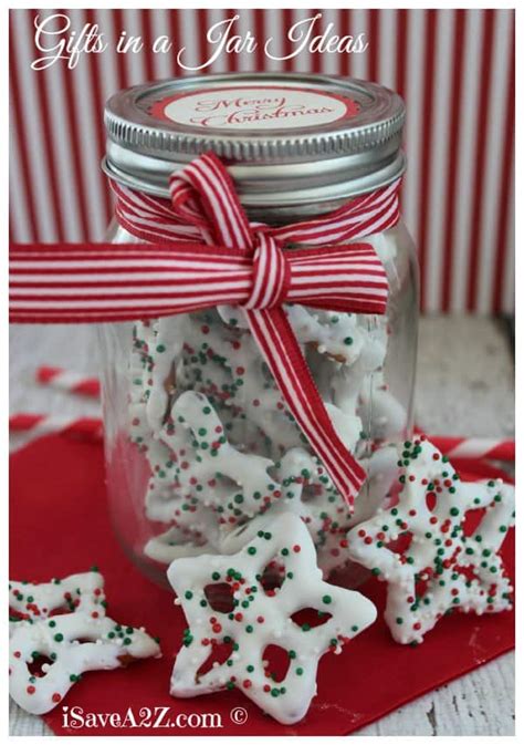 Giving cheap homemade christmas gifts can not only be very simple to do, but extremely effective. Homemade Gifts In a Jar Ideas for Christmas - iSaveA2Z.com