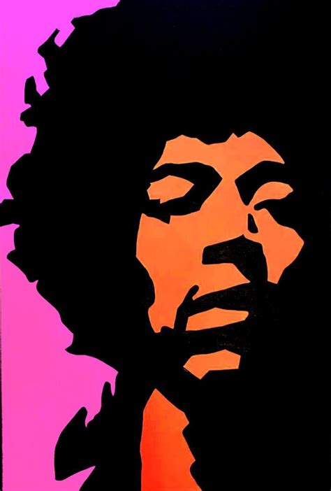 Jimi Hendrix Framed Pop Art Canvas Painting Painting By Dominic Joyce