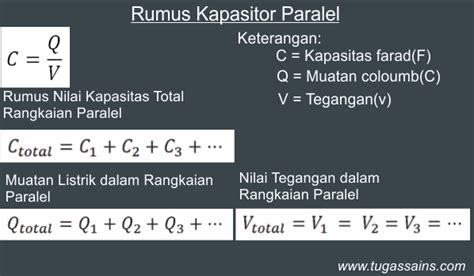 Rumus Kapasitor Dan Contoh Soal Kapasitor Lengkap Rumus Rumus Riset