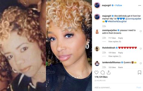 Get It From Her Mama Tiny Harris Side By Side With Daughter
