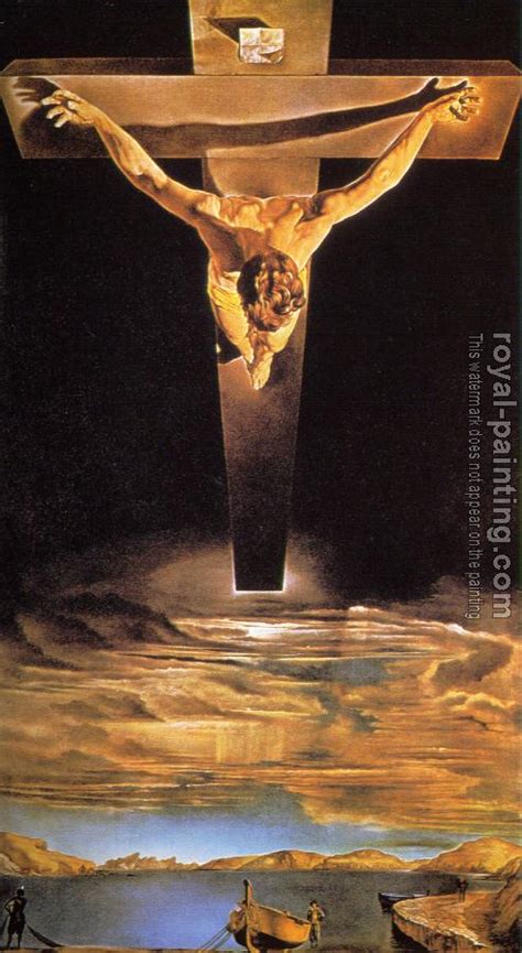 Christ Of Stjohn Of The Cross By Salvador Dali Oil Painting Reproduction