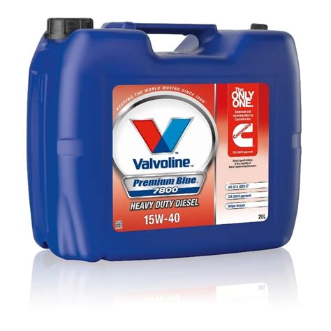 Valvoline 15w 40 7800 Heavy Duty Premium Blue 20 Liters