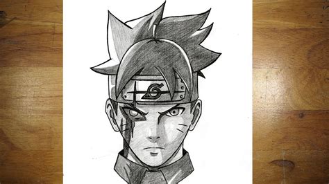 Anime Drawing How To Draw Boruto Jougan Step By Step Youtube