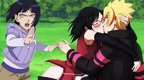 O Primeiro Beijo De Boruto E Sarada Boruto Naruto Next Generations