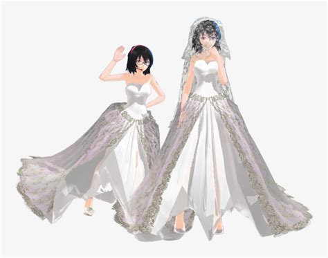 Anime Wedding Dresses Photo Wedding Dress Transparent Png 1024x576