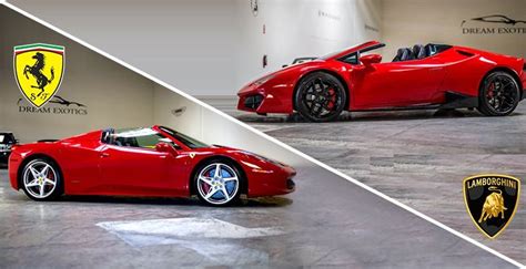 Ferrari Vs Lamborghini Which One Do You Choose Dream Exotics