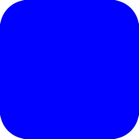Blue Rounded Square Clip Art At Vector Clip Art Online