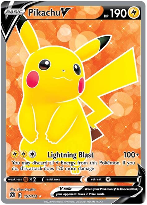 Pikachu V Lightning Blast Astri Lucenti Pokémon Cardtrader