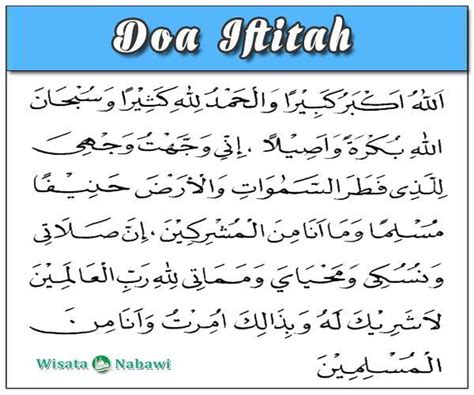Bacaan Sholat Wajib