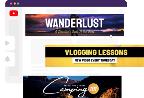 Best Vlog background banner designs for your channel