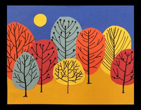 Craft Afternoons Make A Fall Tree Collage City Of