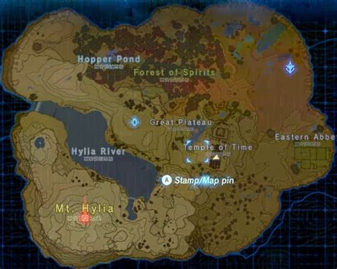 Zelda Breath Of Wild Map Maps Model Online
