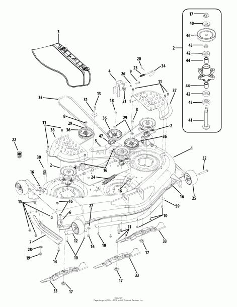 Troy Bilt 17wf2acp011 Mustang Xp 2012 Parts Diagram For Mower Best