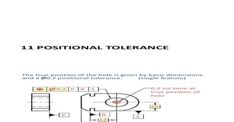 Positional Tolerance Pdf Document