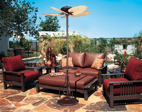 Fanimation Torrento outdoor pedestal fan - Tropical ...
