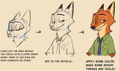 How To Draw Nick And Judy Original By Yudukichi Zootopia News Network