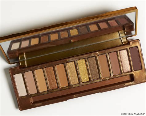 Swatches Urban Decay Naked Honey Palette Coffee Makeup