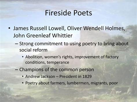 Early Romantics And Fireside Poets Ppt Download