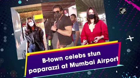 B Town Celebs Stun Paparazzi At Mumbai Airport Youtube