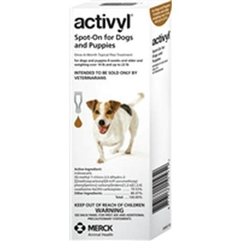 Activyl Spot On Flea Treatment For Small Dogs 14 22 Lb Single Dose