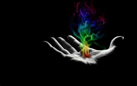 Rainbow Fire Wallpapers Wallpaper Cave