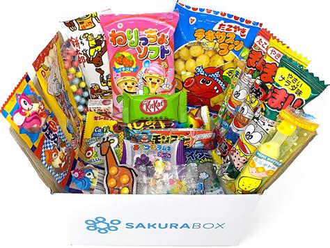 Sakura Box Dagashi Sets Japanese Candy Chocolate Snacks Sweets Sampler Uk Grocery