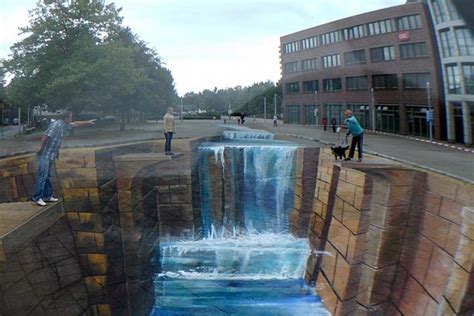 Anamorphic Paintings By G Wosik Wordlesstech Street Art Illusions