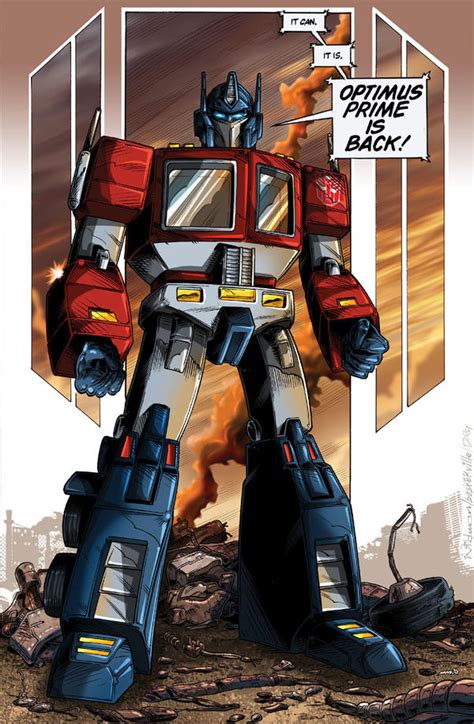 Optimus Prime Is Back By Machsabre On Deviantart