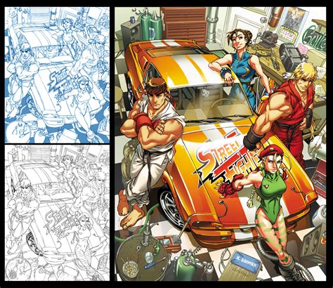Malibu comics graphic novel based in the capcom famous videogame. Street Fighter Tribute piece by diablo2003 on DeviantArt