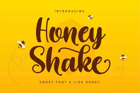23 Sweet Honey Fonts For Bee Autiful Designs