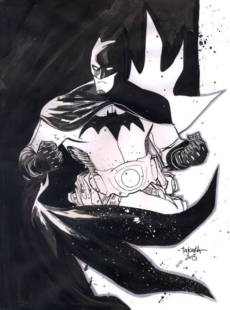 Marcio Takara Batman Art Batman Comics Artwork