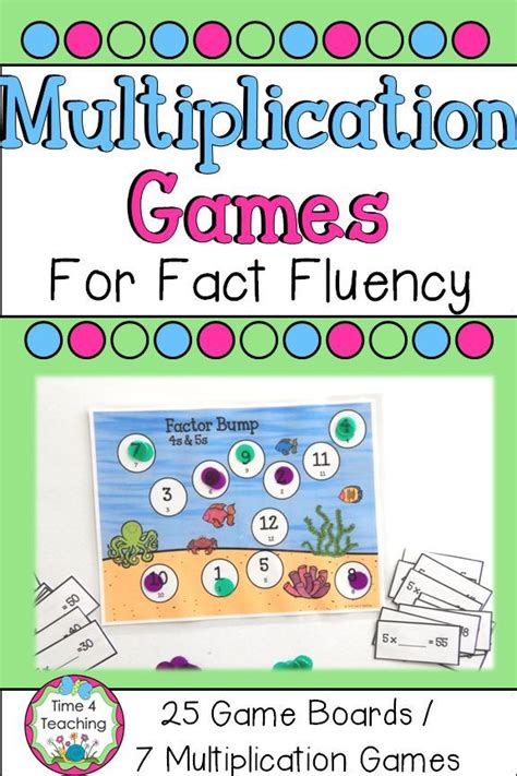 Use during math centers to for multiplication practice. Multiplication Games | Multiplication games, Fact fluency ...