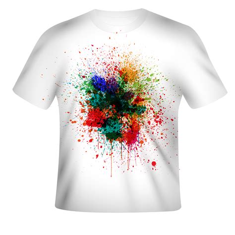 Download Vector t-shirt design with colorful design - Download Free ...