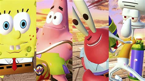 Spongebob Squarepants Character Mods Super Smash Bros Ultimate Youtube