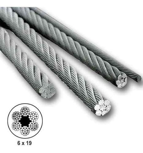 Cable De Acero Inox 316 6mm 14 Rollo De 100 Mts 155900 En