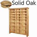 Solid Oak Cd Storage