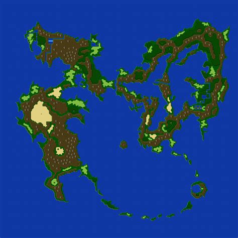 Final Fantasy 5 World Maps