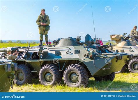 Exhibition Samples Of Military Equipment For The Competition Race Of
