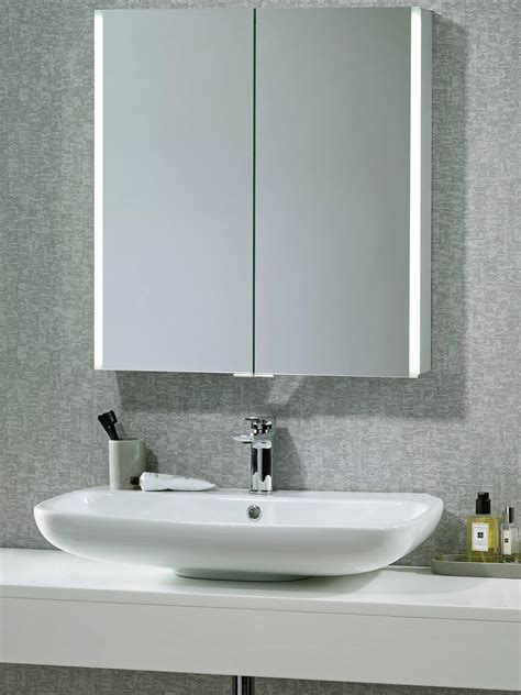 Answering the trends in bathroom arrangements, we have prepared a special line of bathroom cabinets, the fronts of which are finished with led diode backlit mirrors. John Lewis & Partners Trace Double Mirrored and ...