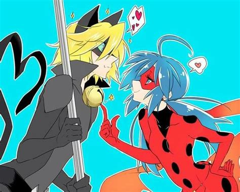Ladybugbridgette And Cat Noirfelix From Miraculous Ladybug And Cat