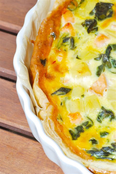 Recette quiche de saumon fumé onctueuse