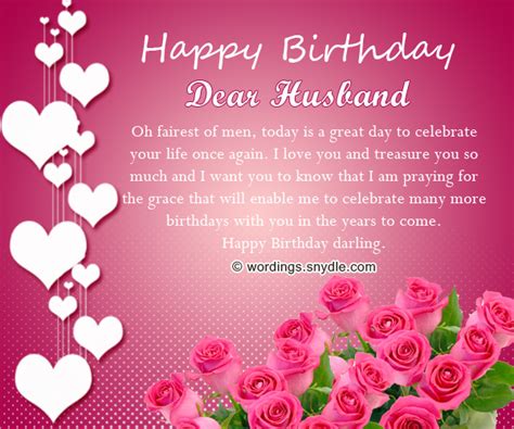 Romantic Happy Birthday Wishes For Husband Wordings And Messages
